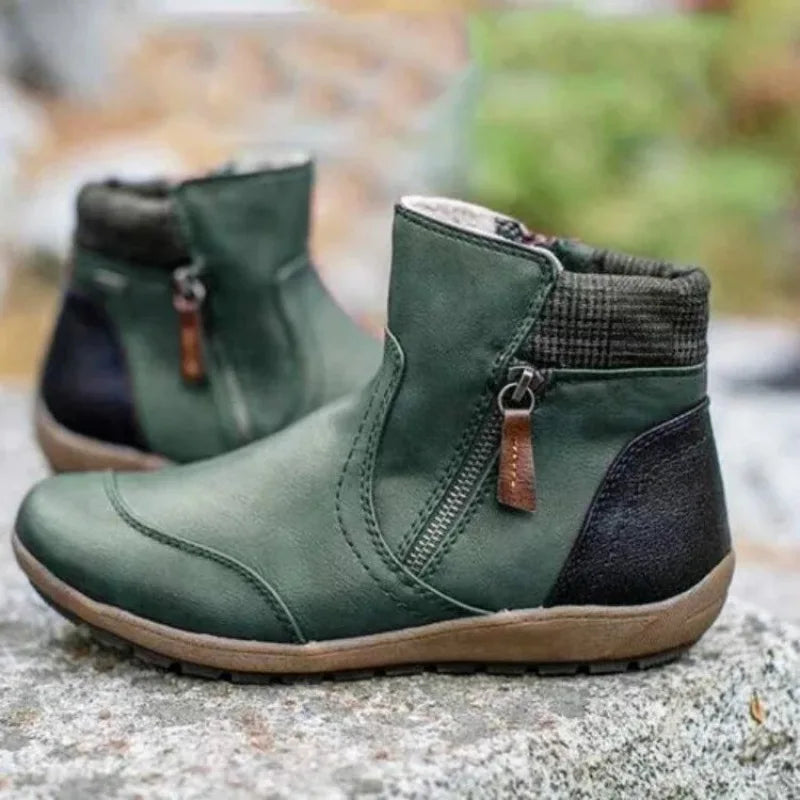 Danica | Zipper Ankle Boots with Non-Slip Sole
