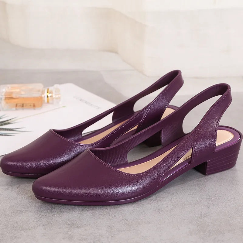 Callie | Slingback Low-Heel Pumps – Elegant Everyday Comfort