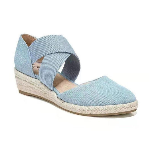 Freya | Women’s Orthopedic Cross-Strap Espadrille Flats
