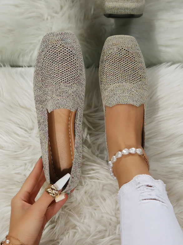 Ruby | Women’s Orthopedic Knitted Slip-On Comfort Loafers