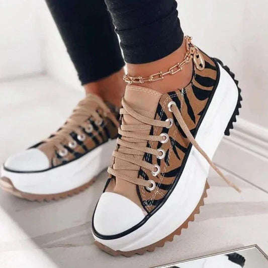 Jane | Women’s Orthopedic Platform Lace-Up Sneakers with Chunky Sole