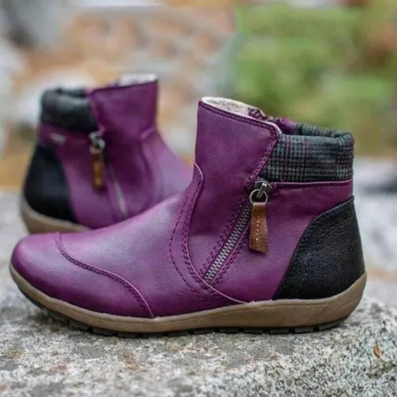 Danica | Zipper Ankle Boots with Non-Slip Sole
