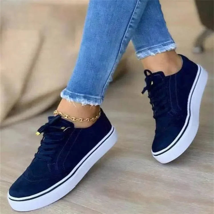 Hattie | Platform Casual Lace-Up Sneakers