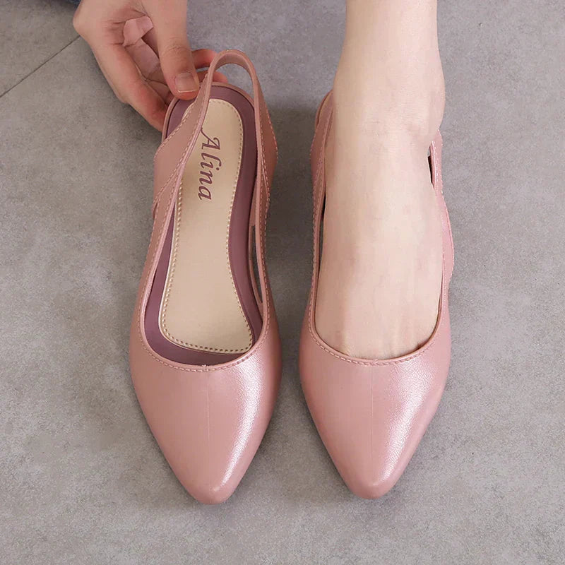Callie | Slingback Low-Heel Pumps – Elegant Everyday Comfort