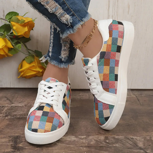 Penny | Women’s Colorful Patchwork Orthopedic Casual Sneakers