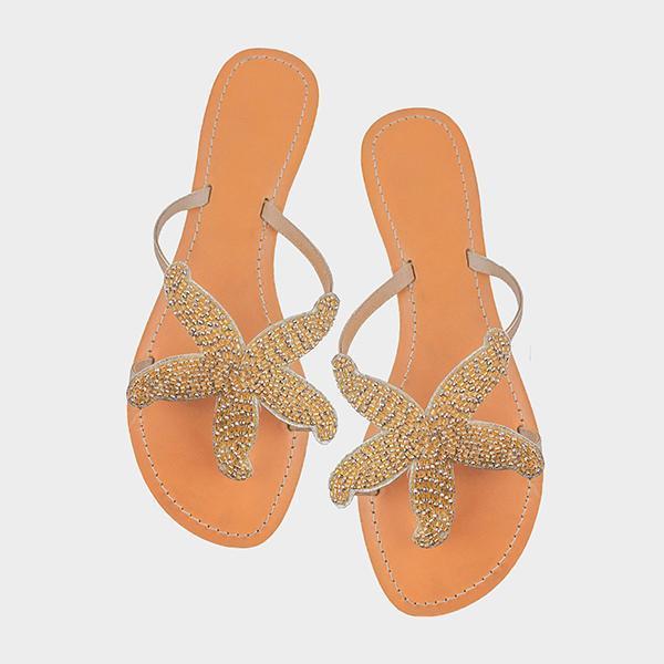 Gaia | Women’s Starfish Beach Sandals with Orthopedic Cushioning