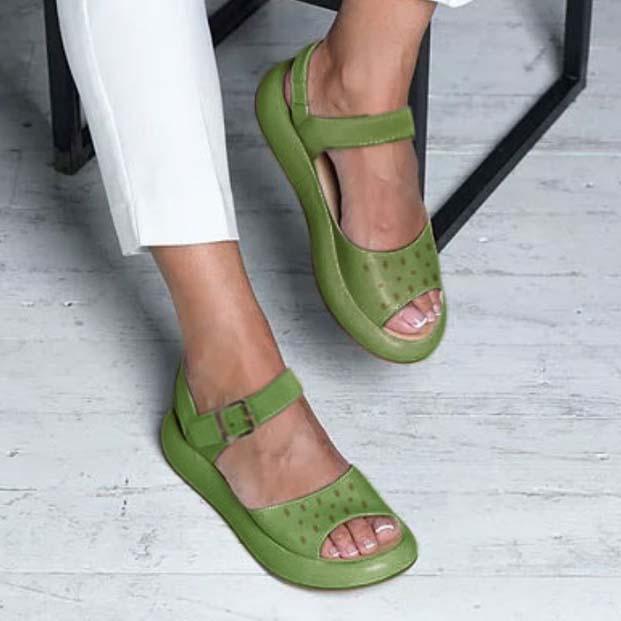 Josie | Women’s Orthopedic Mary Jane Comfort Flats with Adjustable Strap