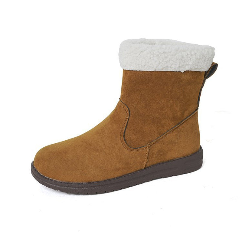 Orthopedic Balance Women’s Retro Cotton-Padded Flat Boots