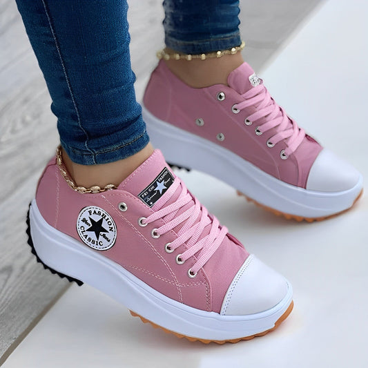 Brittany | Orthopedic Platform Sneakers – Casual Lace-Up Comfort