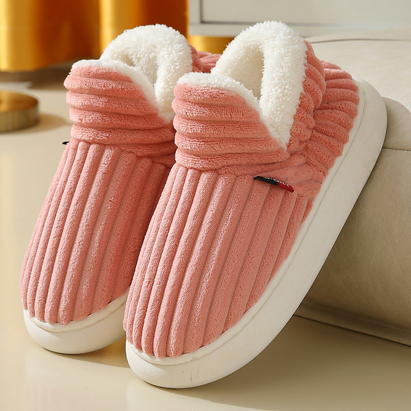 Lala | Plush Corduroy Indoor Slippers – Warm Comfort for Home
