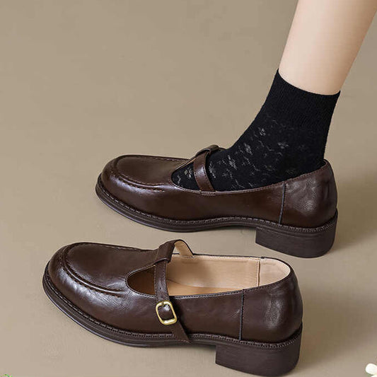 Loris | Women's Commuter French Leather Shoes