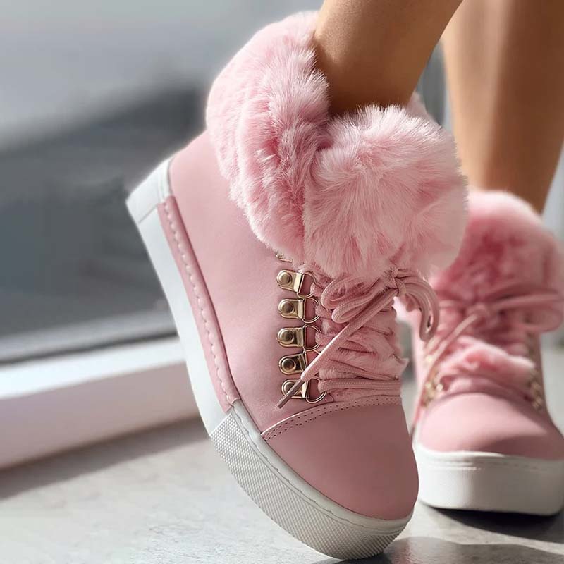 Hope | Women’s Orthopedic Winter Fur-Lined High-Top Sneakers