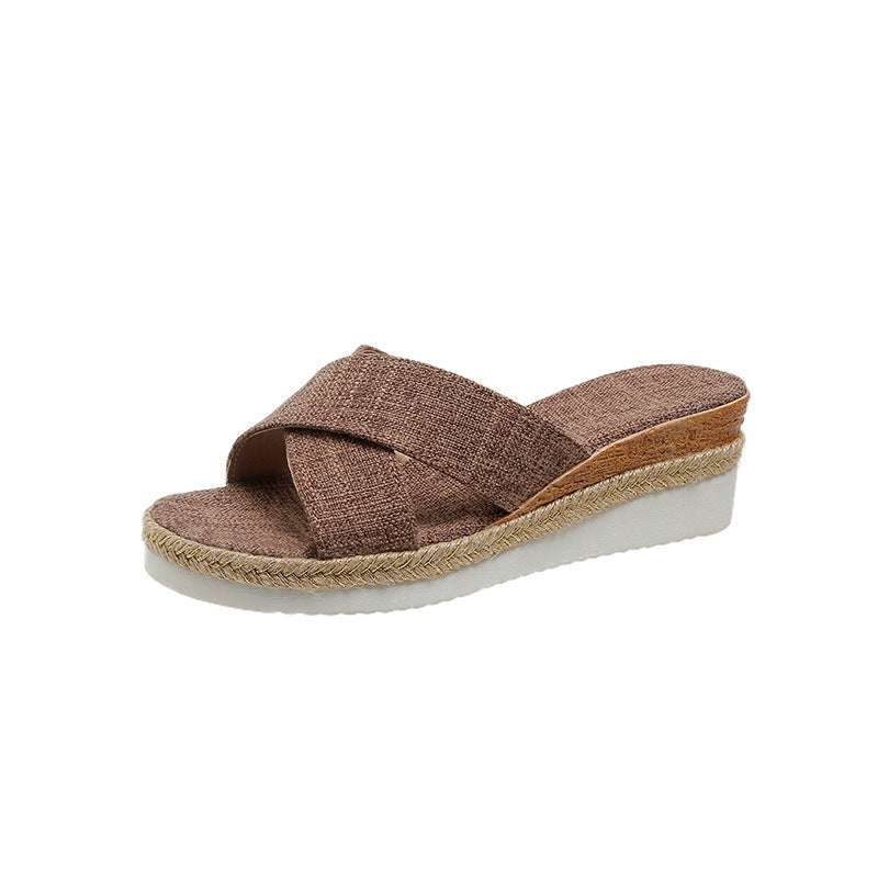 Orthopedic Balance Hemp Wedge Sandals - Summer Uniqueness