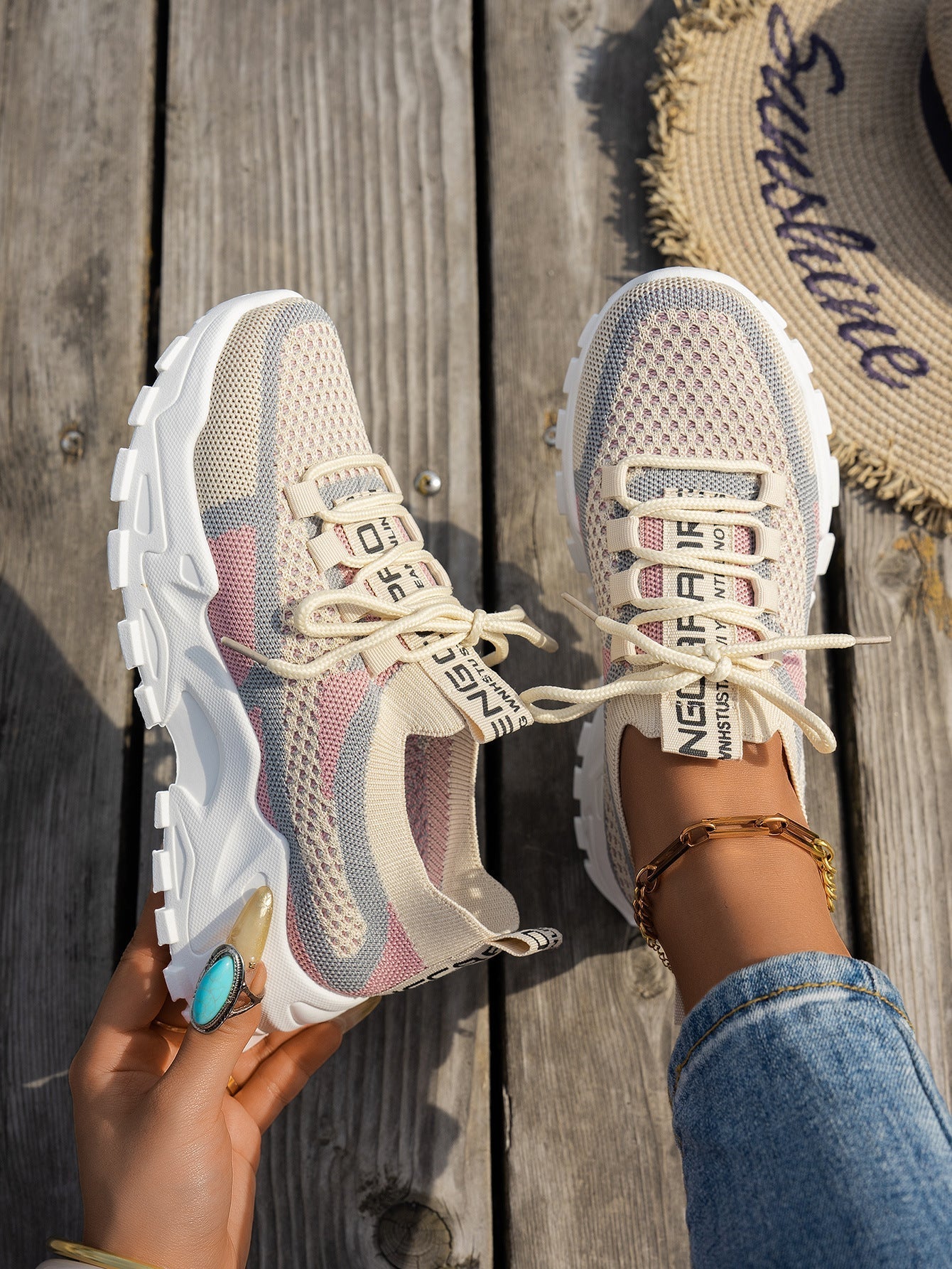 Orthopedic Balance Flyknit Mesh Sneakers - Unique Comfort And Style