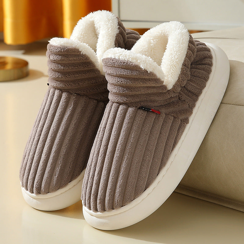 Lala | Plush Corduroy Indoor Slippers – Warm Comfort for Home