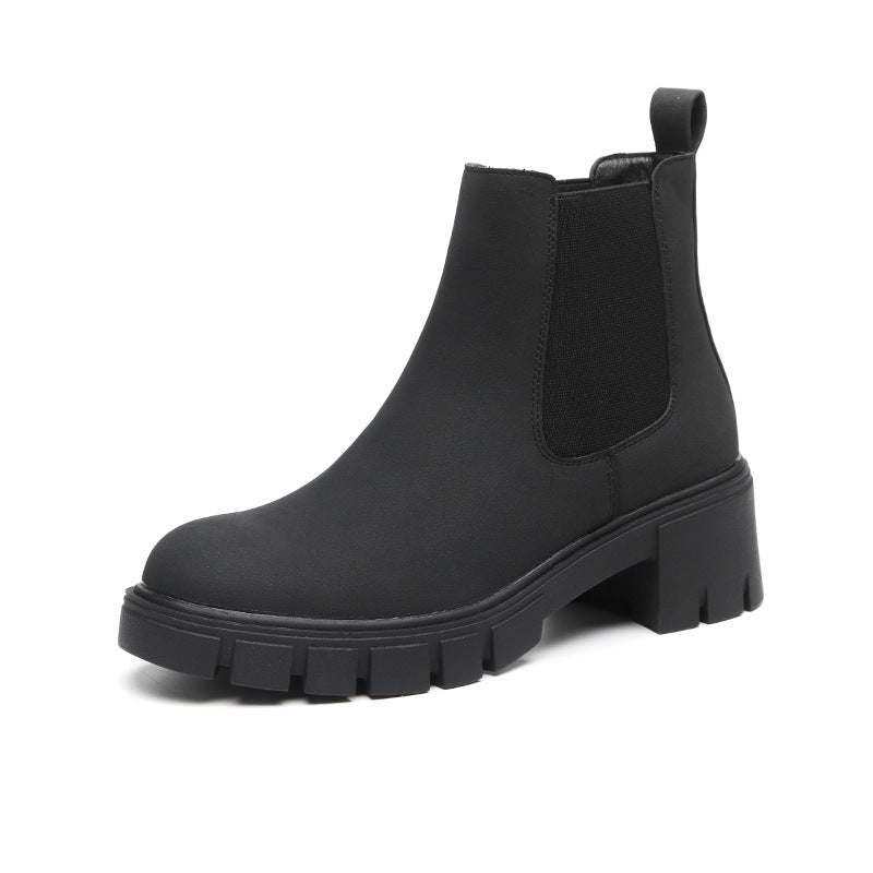 Sandy | Women's Thick Bottom Suede Dr Martens Boots