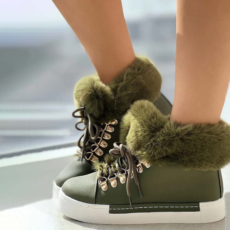 Hope | Women’s Orthopedic Winter Fur-Lined High-Top Sneakers