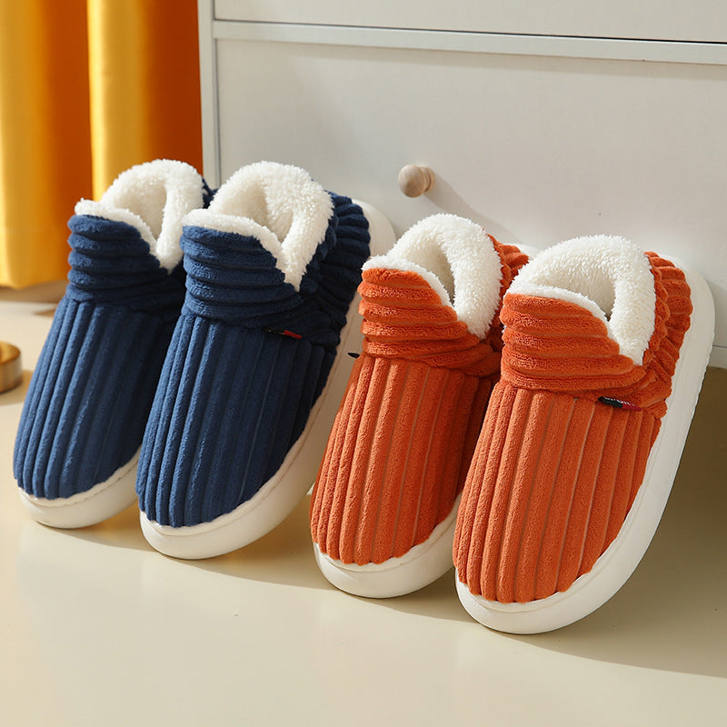 Lala | Plush Corduroy Indoor Slippers – Warm Comfort for Home
