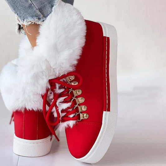 Hope | Women’s Orthopedic Winter Fur-Lined High-Top Sneakers