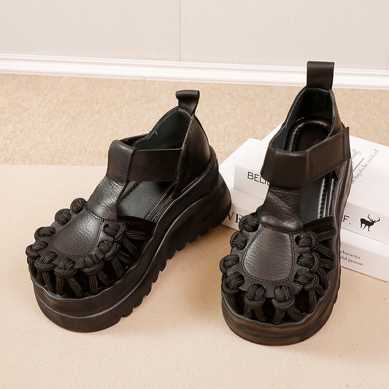 Kade | Women’s Orthopedic Retro Fisherman Sandals with Platform Sole