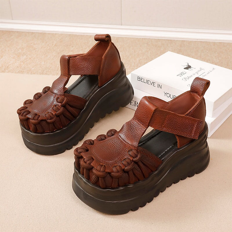 Kade | Women’s Orthopedic Retro Fisherman Sandals with Platform Sole