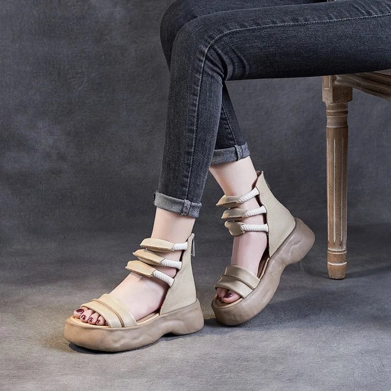 Georgie | Women’s Orthopedic Gladiator-Style Platform Sandals