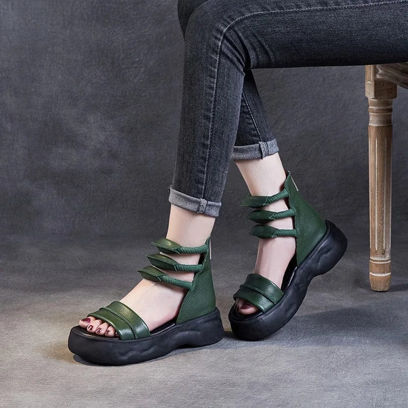 Georgie | Women’s Orthopedic Gladiator-Style Platform Sandals