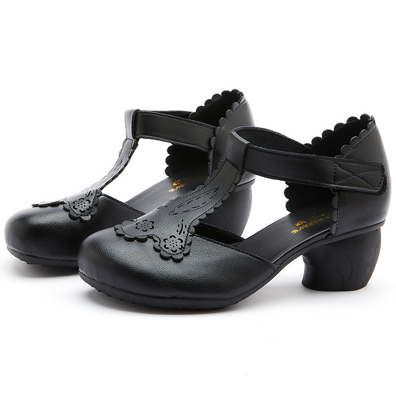 Katalina | Women’s Orthopedic Vintage T-Strap Block Heel Shoes