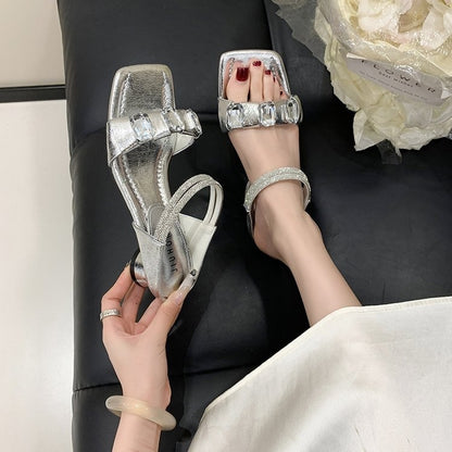 Orthopedic Balance | Studded Strap Platform Slide Sandals