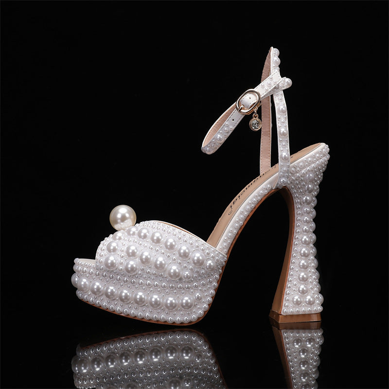 Orthopedic Balance Pu High Heel Shoes - Unique Elegance
