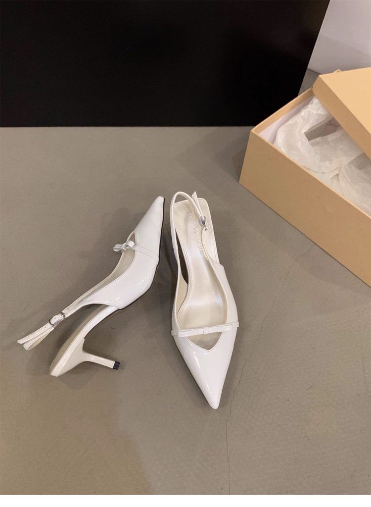 Orthopedic Balance | Pointed Toe Slingback Kitten Heel Sandals