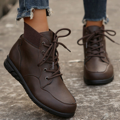 Orthopedic Balance Ankle Boots - Non-Slip Flat Comfort