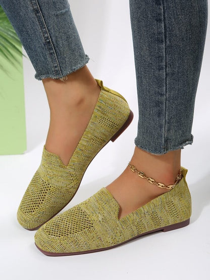 Amelia | Breathable Knit Slip-On Loafers with Orthopedic Cushioned Support