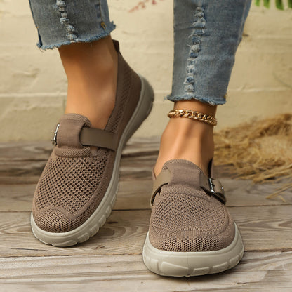 Orthopedic Balance | Breathable Knit Slip-On Loafers