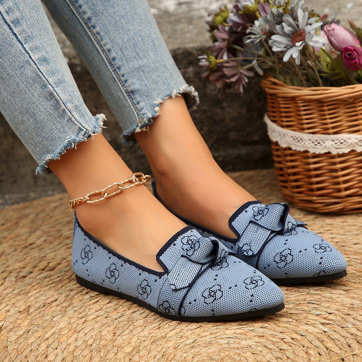 Orthopedic Balance Comfortable Non-Slip Knotted Loafers