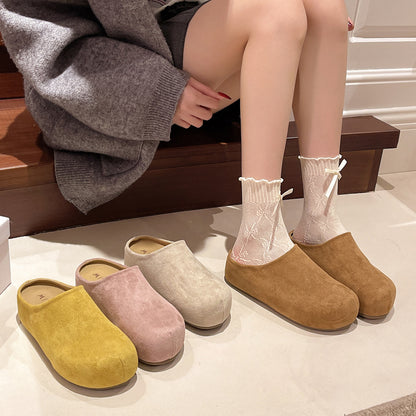 Orthopedic Balance | Cozy Suede Slip-On Mule Slippers