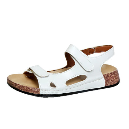 Orthopedic Balance Double Buckle Cork Footbed Comfort Sandals