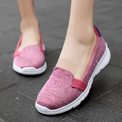 Orthopedic Lightweight Slip-On Shoes – Breathable Comfort Everyday Walking Flats