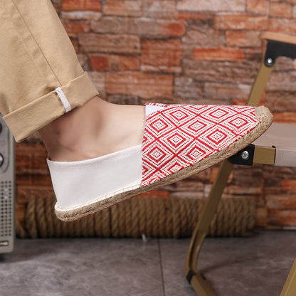 Orthopedic Balance Men and Women’s Espadrille Slip-On Flats – Breathable Casual Summer Shoes