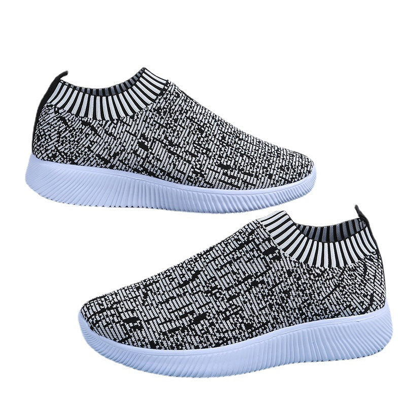 Orthopedic Balance Stripe Knit Shoes: Unique And Comfortable For Everyone