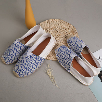 Orthopedic Balance Men and Women’s Espadrille Slip-On Flats – Breathable Casual Summer Shoes