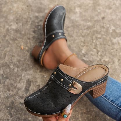 Orthopedic Balance Sandals - High Heel Comfort Clogs