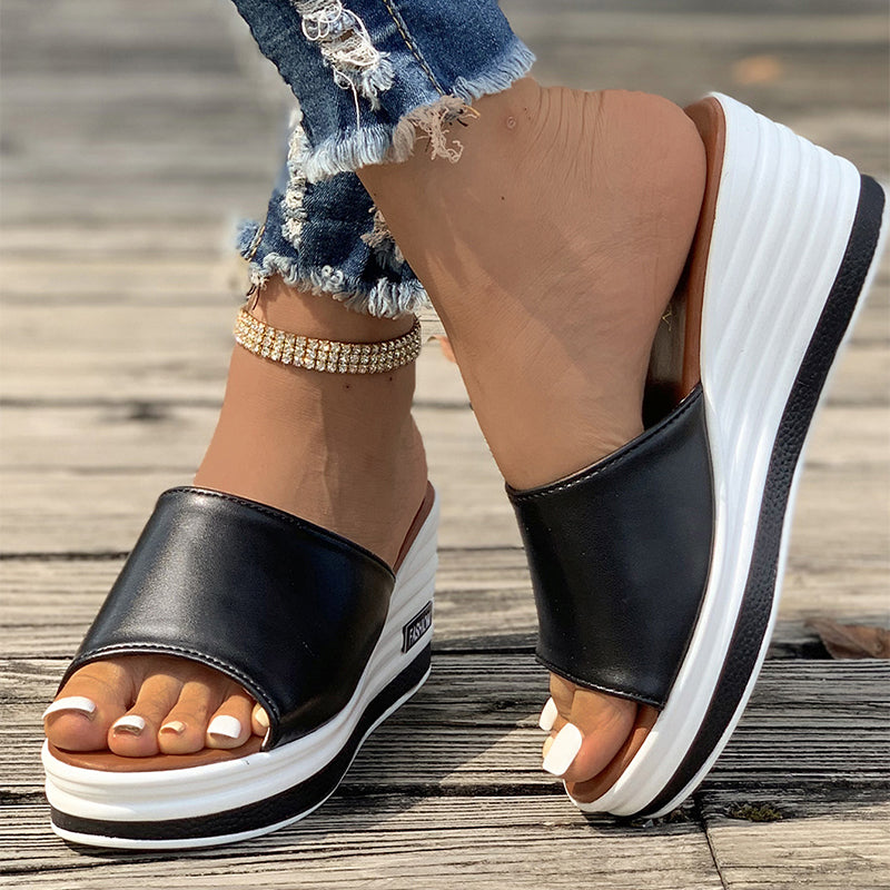 Orthopedic Balance Fish Mouth Heeled Sandals: Unique Summer Elegance