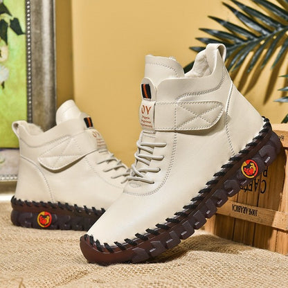 Margaret | Classic Combat-Style Orthopedic Lace-Up Boots