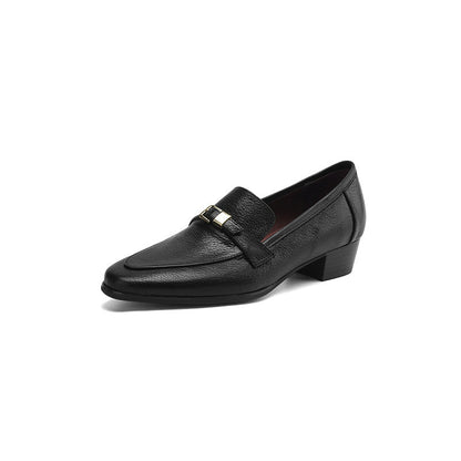Orthopedic Balance Leather Loafers - Low Heel Comfort