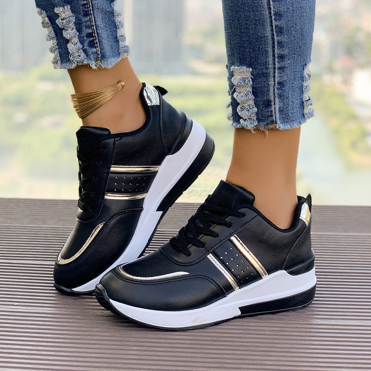 Orthopedic Balance Thick-Sole Sneakers - Unique And Comfortable Style