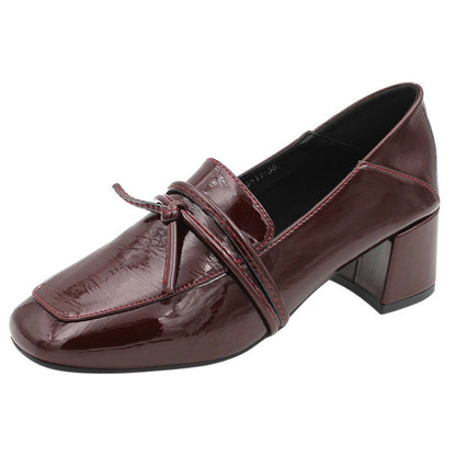 Orthopedic Balance Leather Loafers - British Style Comfort