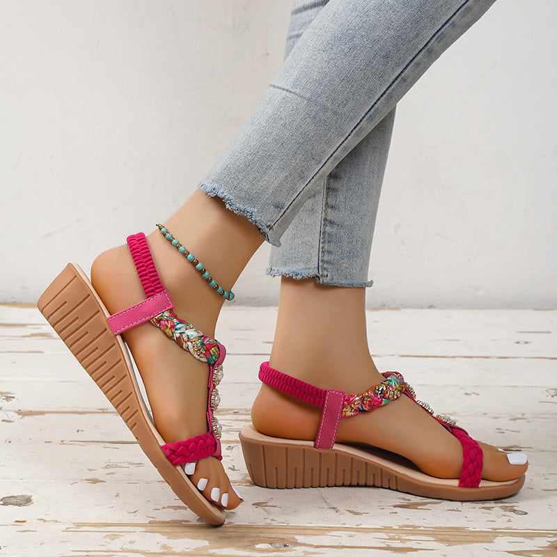 Orthopedic Balance Bohemian Braided Sandals  - Unique And Elegant