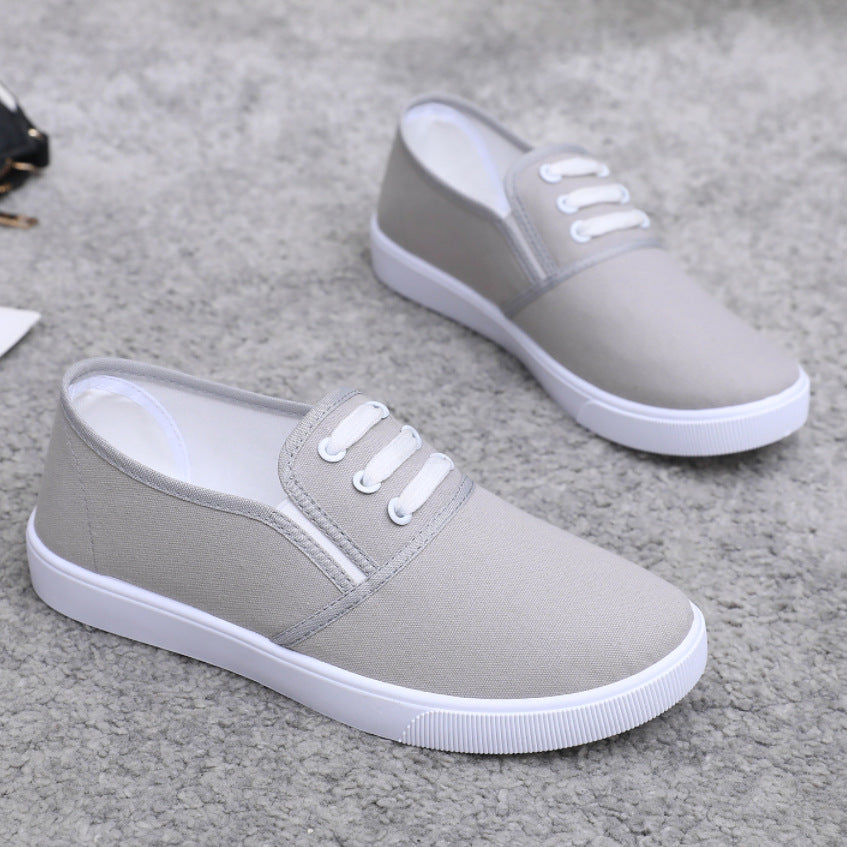 Orthopedic Canvas Slip-On Shoes – Lightweight Breathable Casual Sneakers