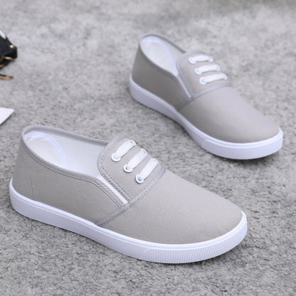 Orthopedic Canvas Slip-On Shoes – Lightweight Breathable Casual Sneakers